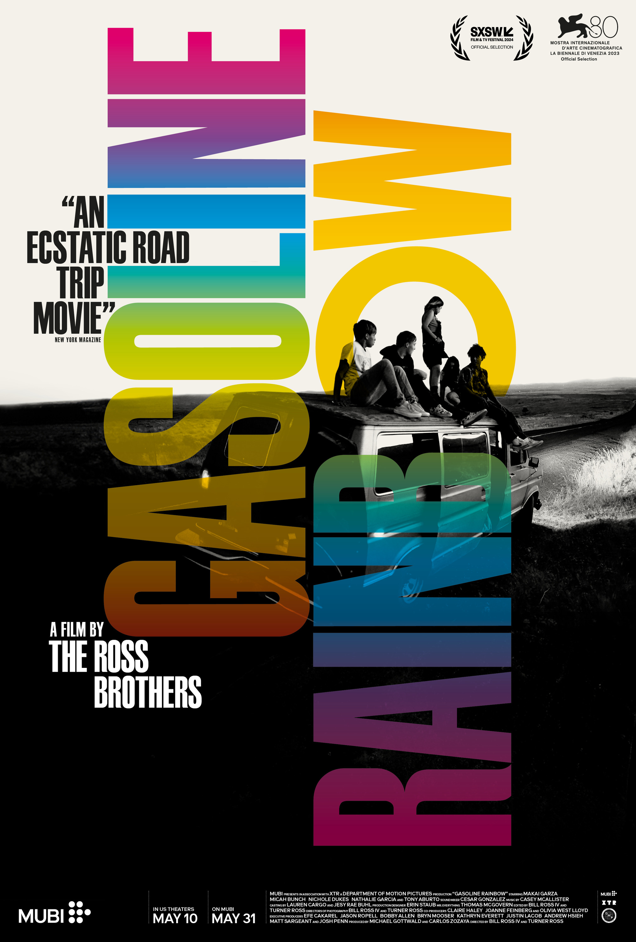Mega Sized Movie Poster Image for Gasoline Rainbow 