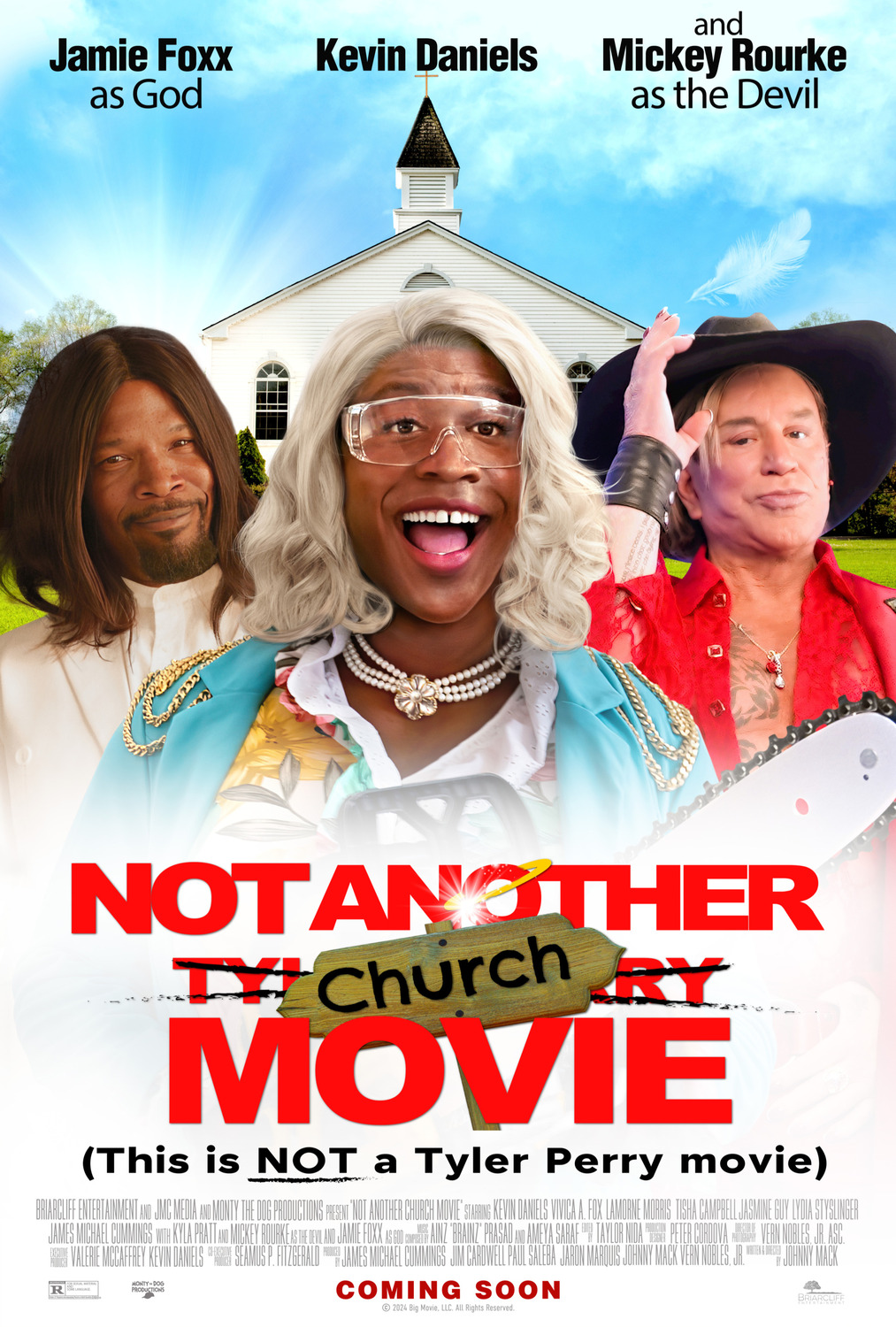 Extra Large Movie Poster Image for Not Another Church Movie 