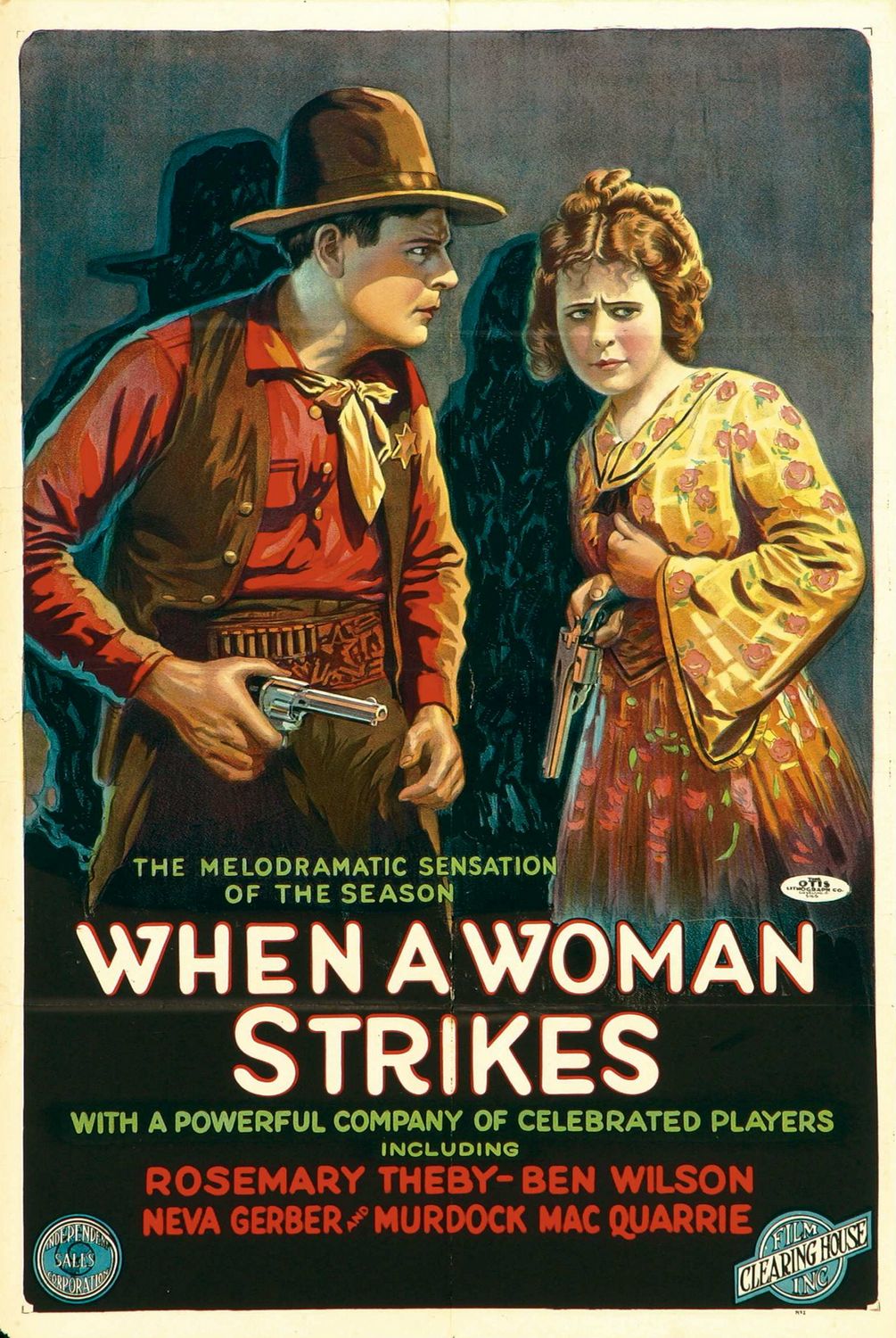 Extra Large Movie Poster Image for When a Woman Strikes 