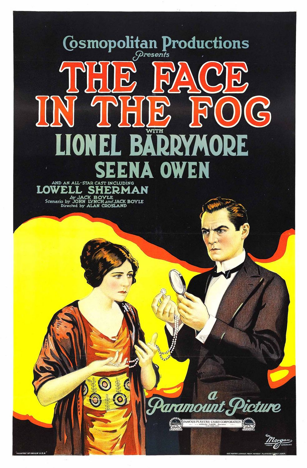 Extra Large Movie Poster Image for The Face in the Fog 