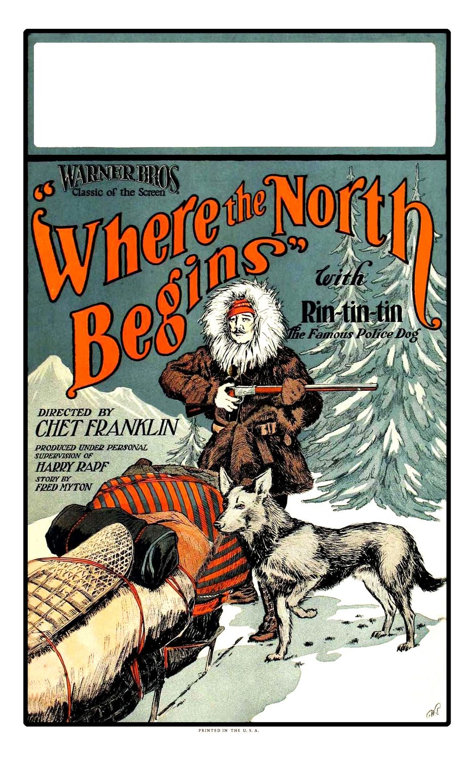 Extra Large Movie Poster Image for Where the North Begins (#2 of 2)