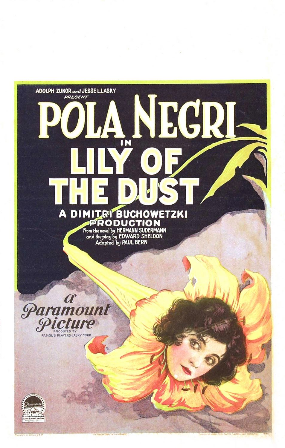 Extra Large Movie Poster Image for Lily of the Dust 