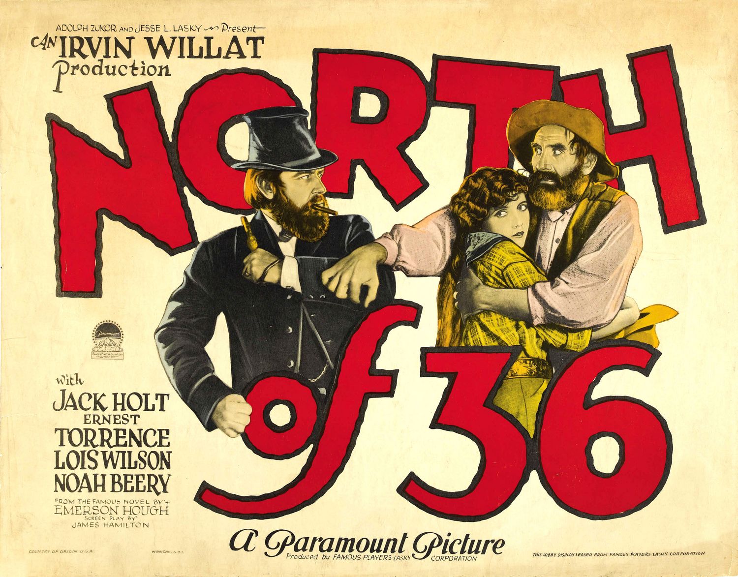 Extra Large Movie Poster Image for North of 36 