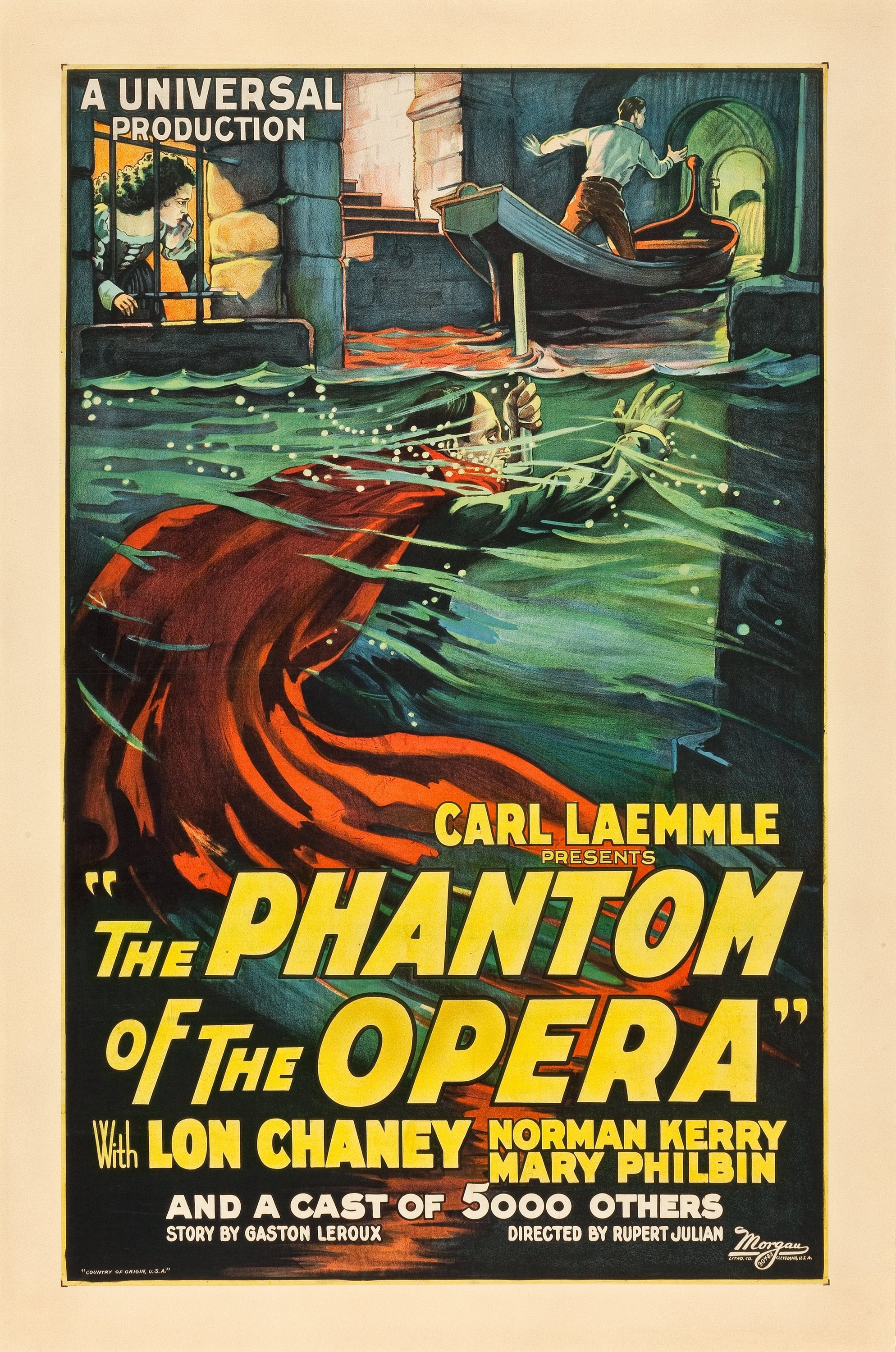 Mega Sized Movie Poster Image for The Phantom of the Opera (#1 of 2)