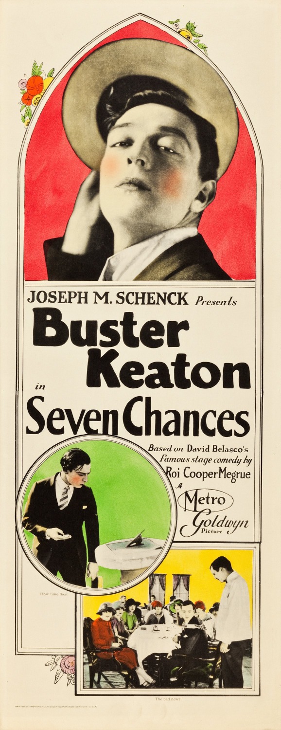 Extra Large Movie Poster Image for Seven Chances (#1 of 2)
