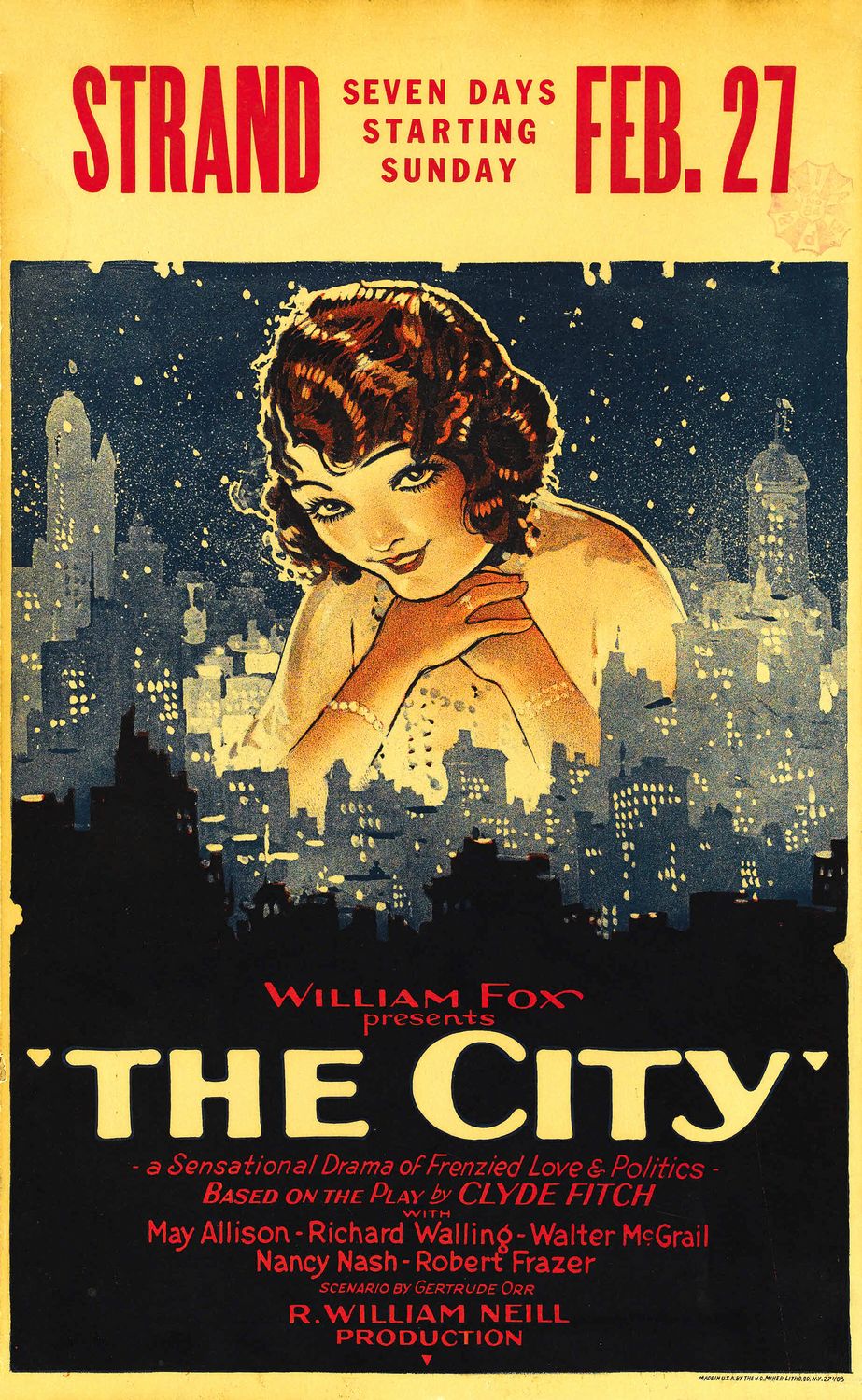 Extra Large Movie Poster Image for The City 