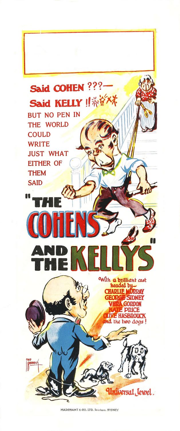Extra Large Movie Poster Image for The Cohens and the Kellys 
