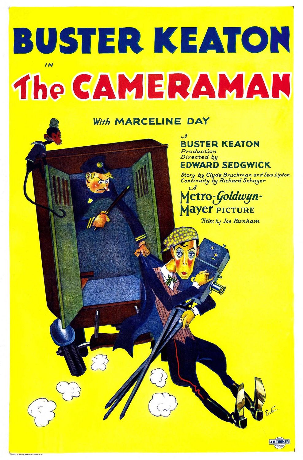 Extra Large Movie Poster Image for The Cameraman 