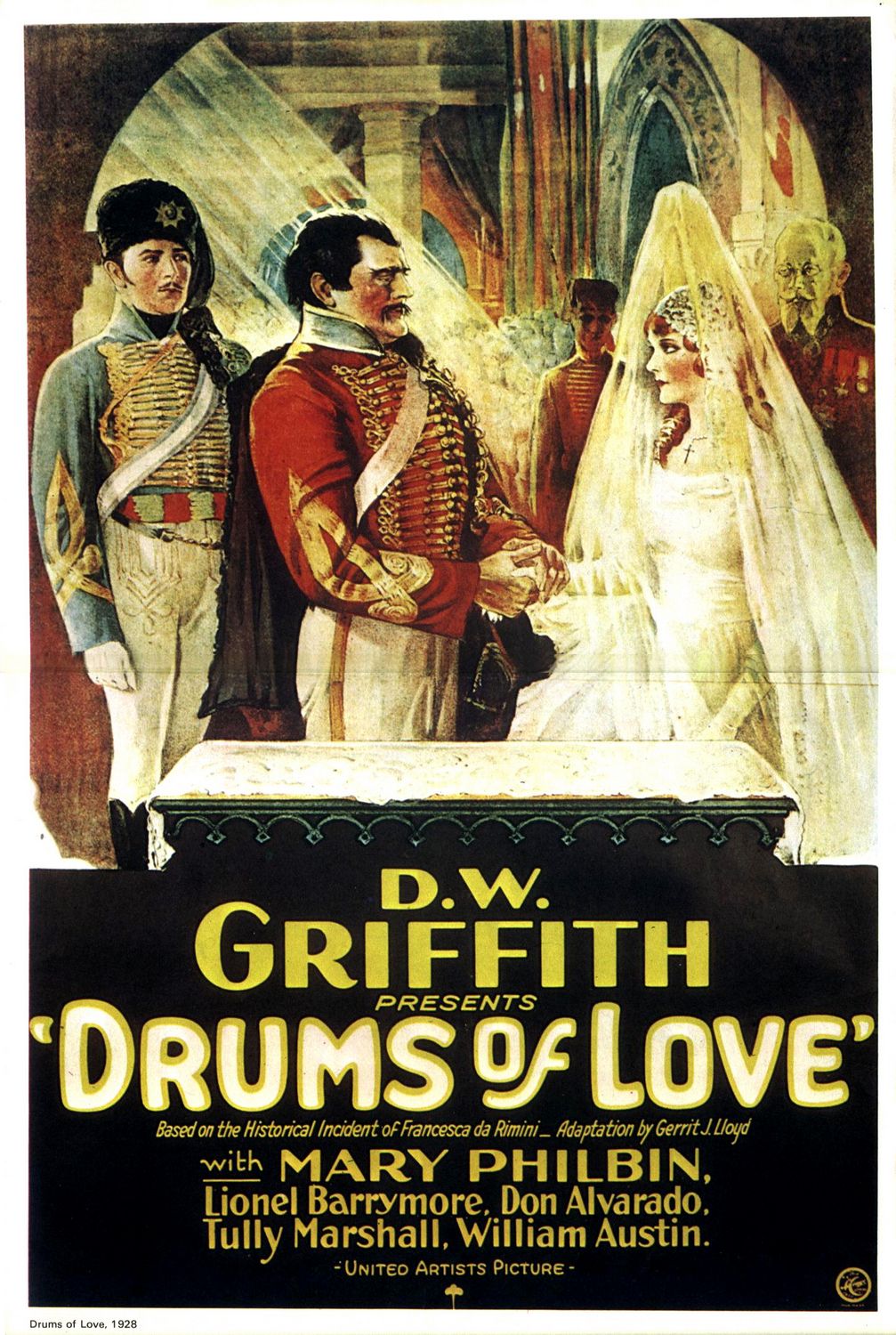 Extra Large Movie Poster Image for Drums of Love 