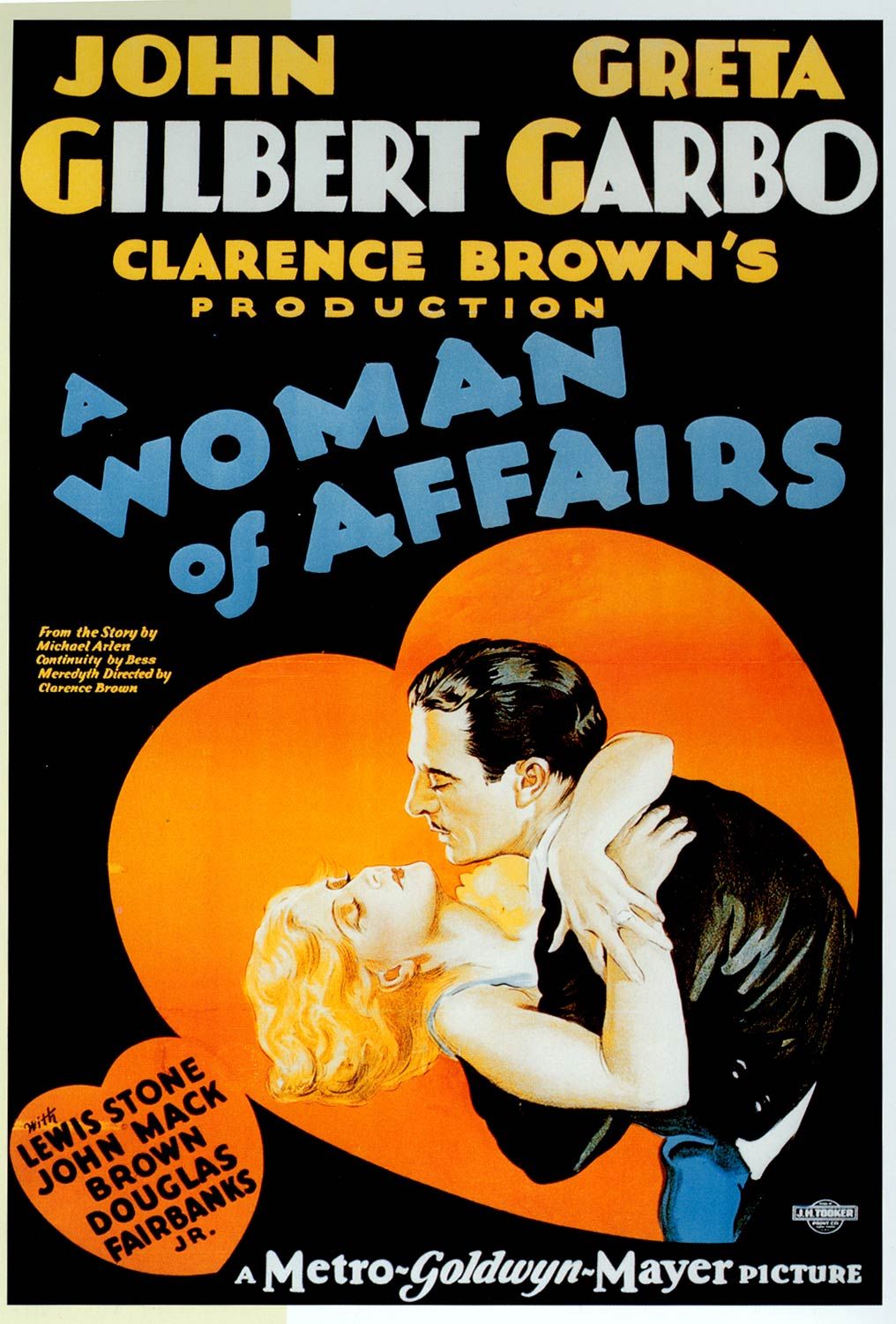 Extra Large Movie Poster Image for A Woman of Affairs 