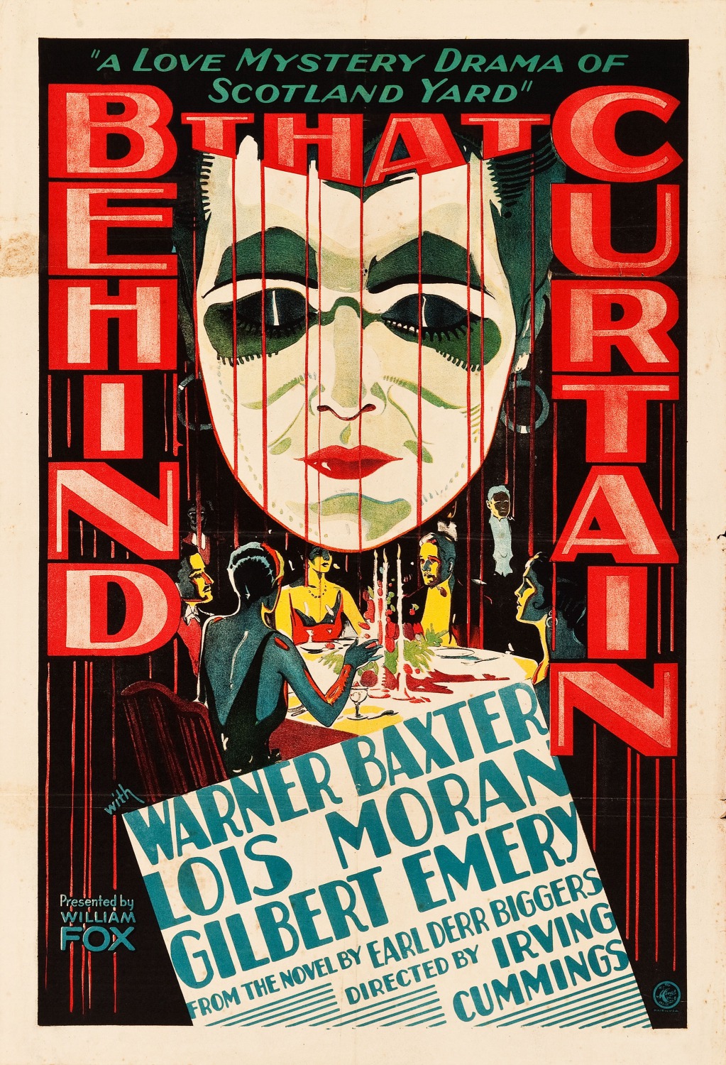 Extra Large Movie Poster Image for Behind That Curtain 