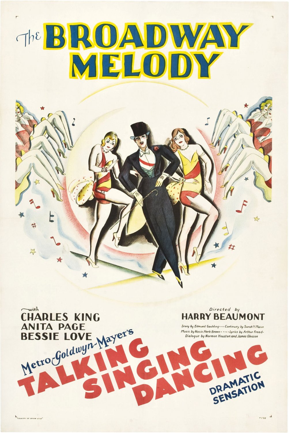 Extra Large Movie Poster Image for The Broadway Melody 