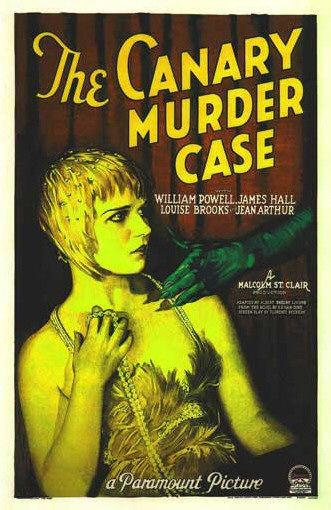 The Canary Murder Case Movie Poster