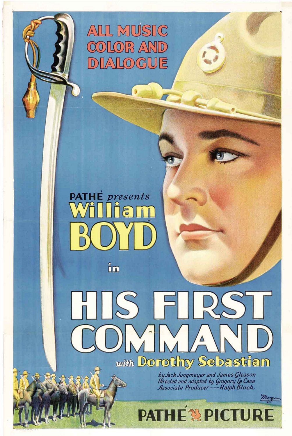 Extra Large Movie Poster Image for His First Command 