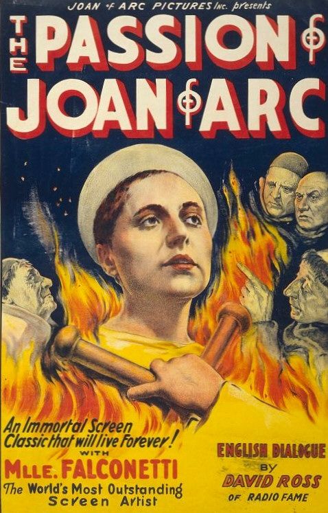 The Passion of Joan of Arc Movie Poster