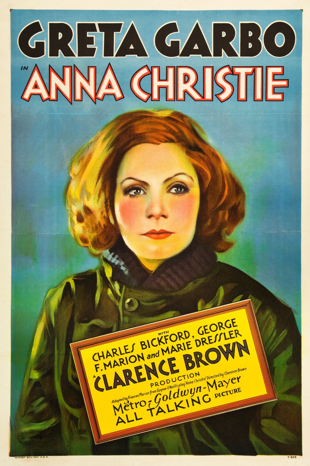 Extra Large Movie Poster Image for Anna Christie 