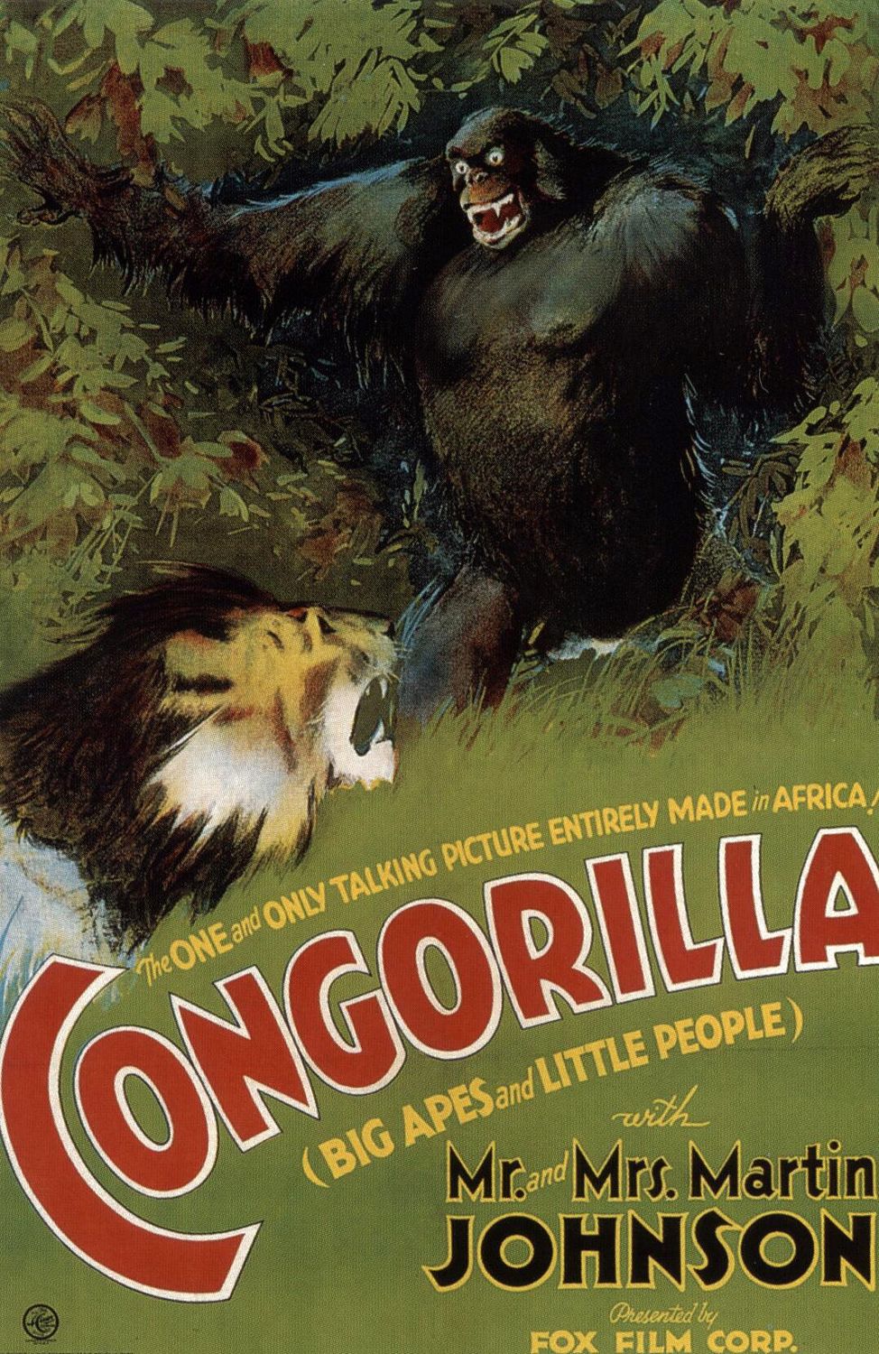 Extra Large Movie Poster Image for Congorilla 
