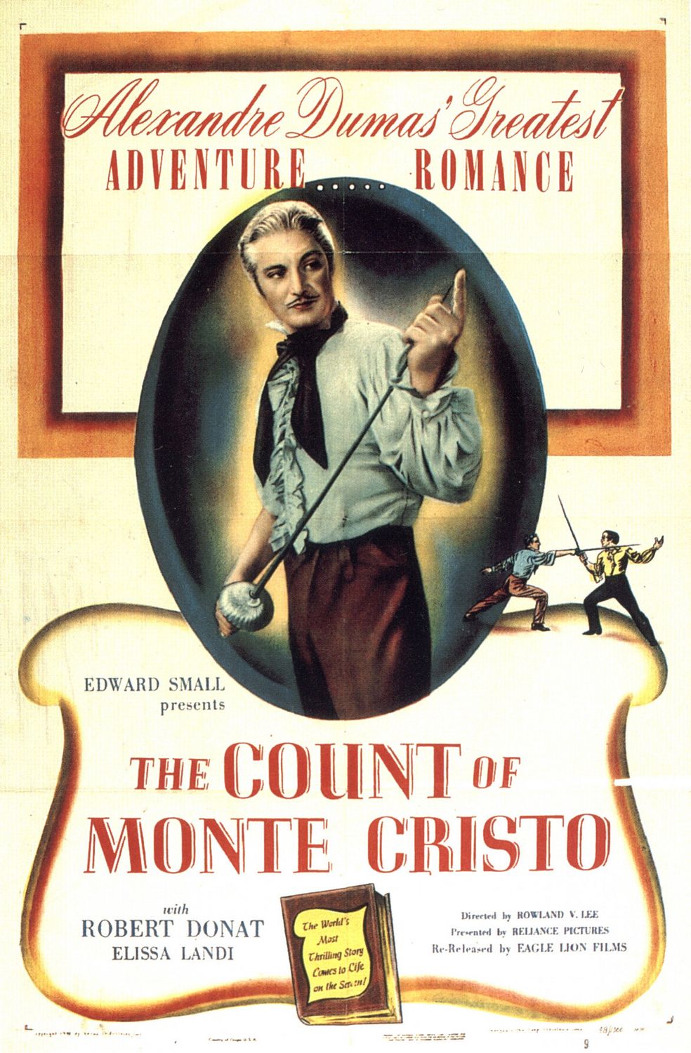 Extra Large Movie Poster Image for The Count of Monte Cristo 