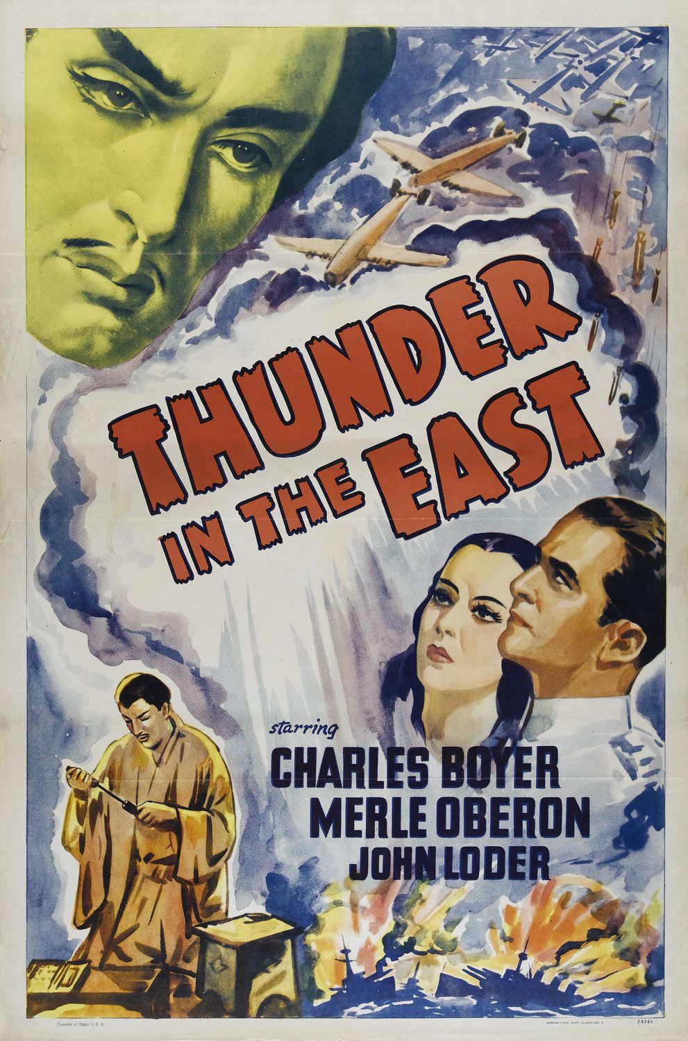 Extra Large Movie Poster Image for Thunder in the East 