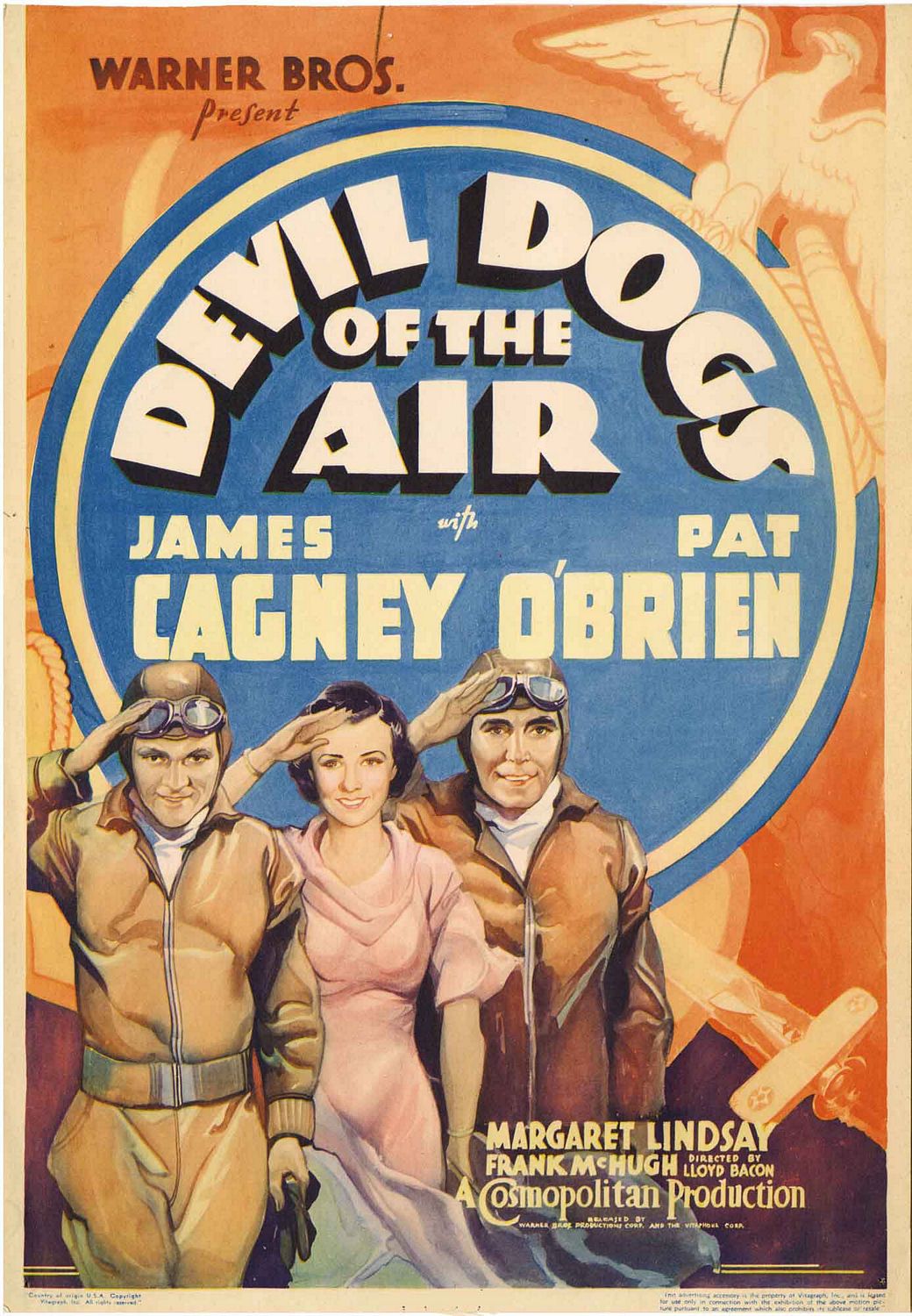 Extra Large Movie Poster Image for Devil Dogs of the Air 