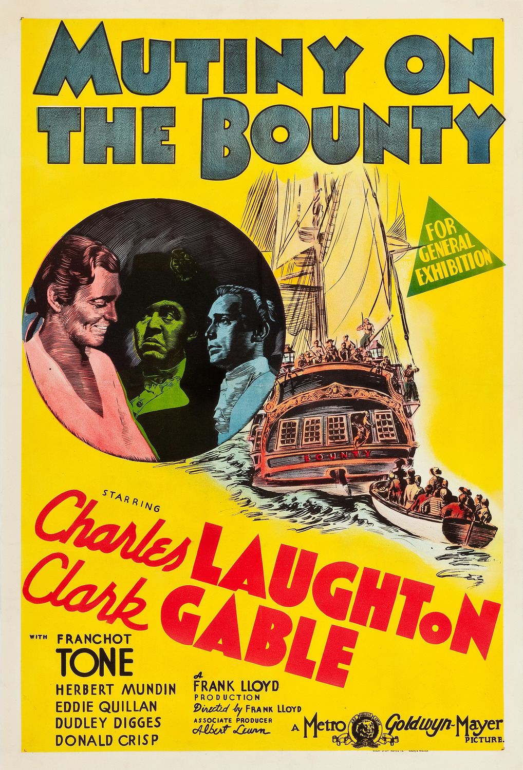 Extra Large Movie Poster Image for Mutiny on the Bounty (#6 of 7)