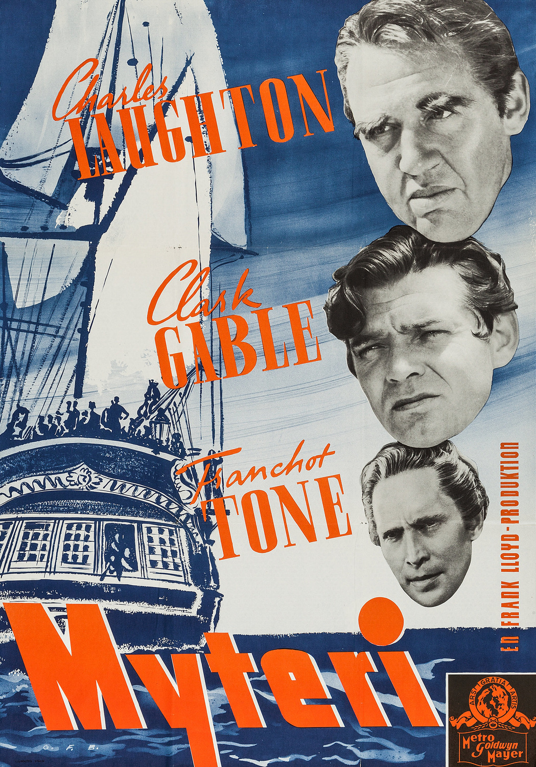 Extra Large Movie Poster Image for Mutiny on the Bounty (#7 of 7)