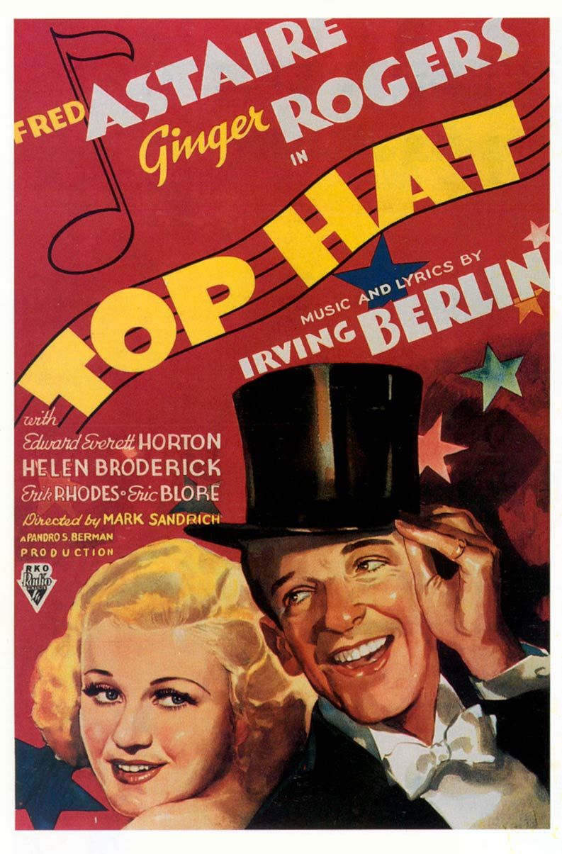 Extra Large Movie Poster Image for Top Hat (#2 of 2)