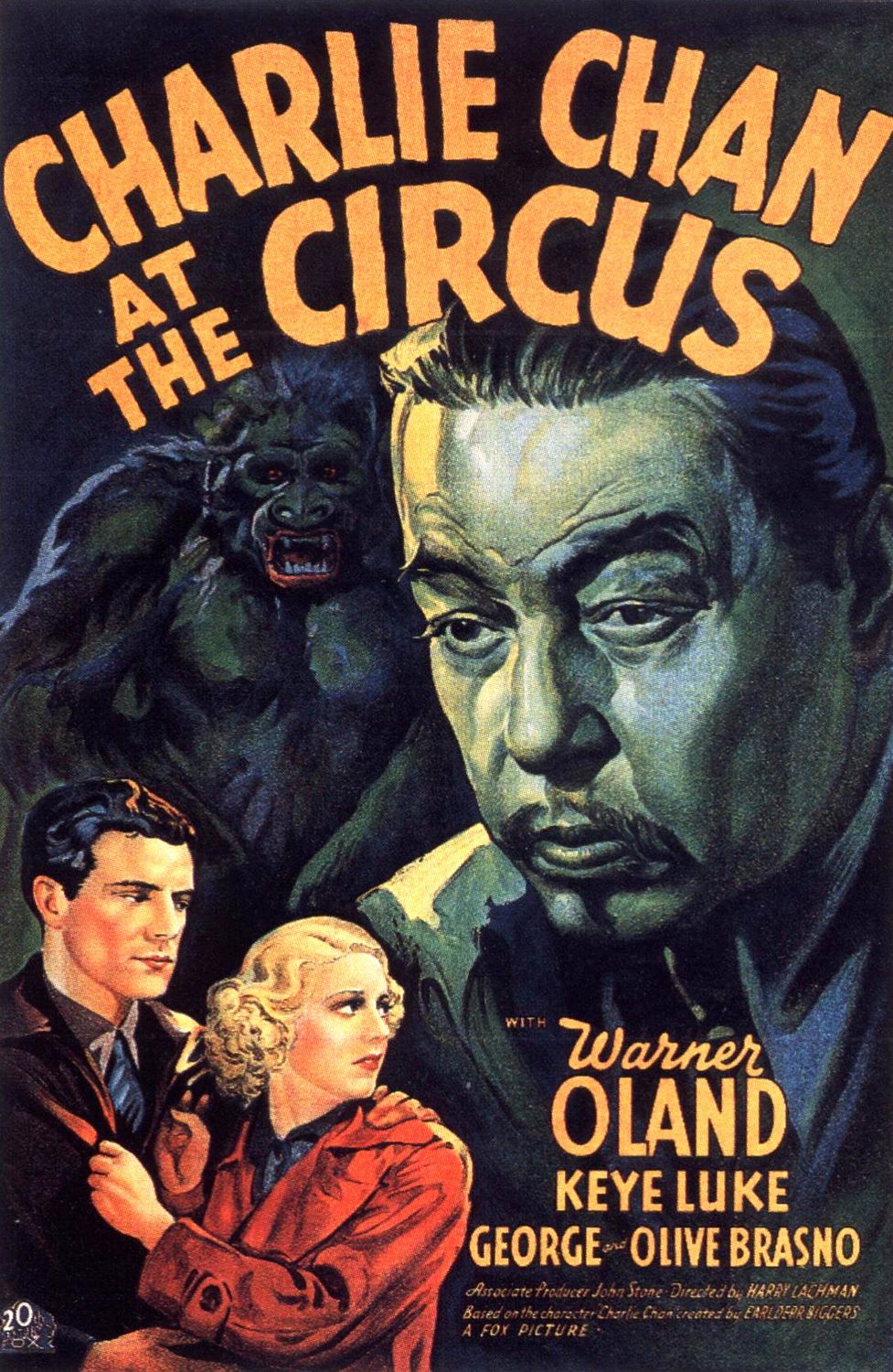Extra Large Movie Poster Image for Charlie Chan at the Circus 