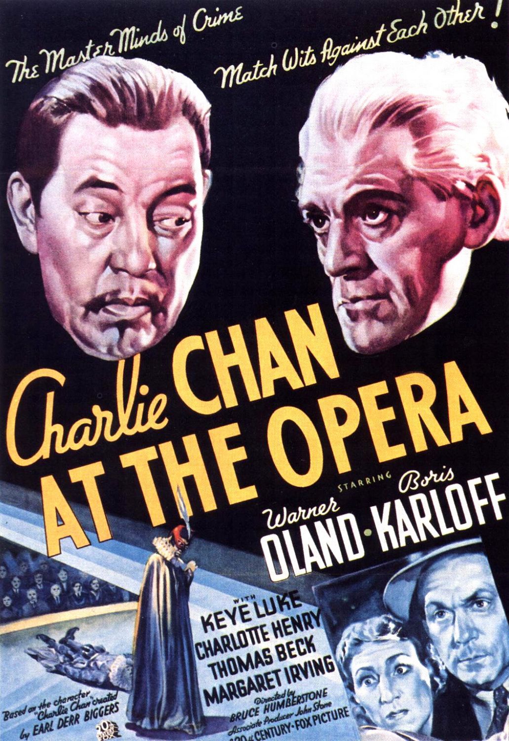 Extra Large Movie Poster Image for Charlie Chan at the Opera 