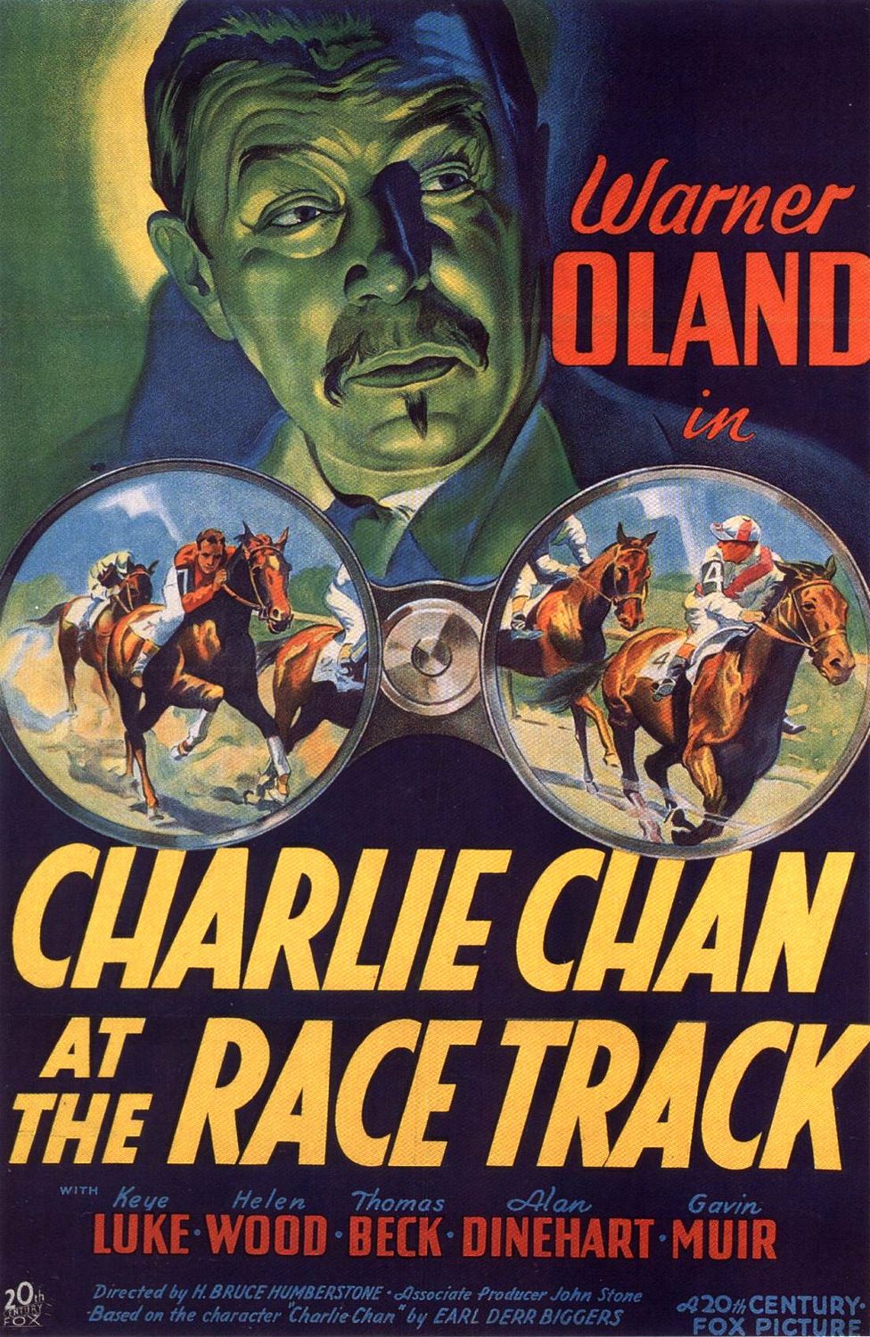 Extra Large Movie Poster Image for Charlie Chan at the Race Track 