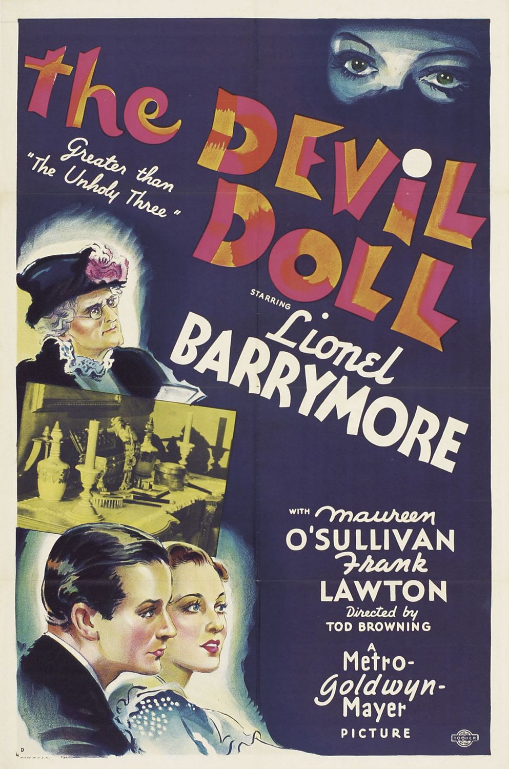 Extra Large Movie Poster Image for The Devil-Doll (#1 of 2)