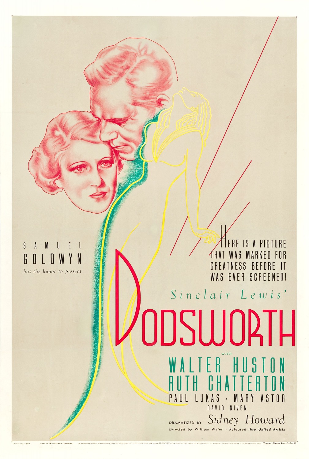 Extra Large Movie Poster Image for Dodsworth 