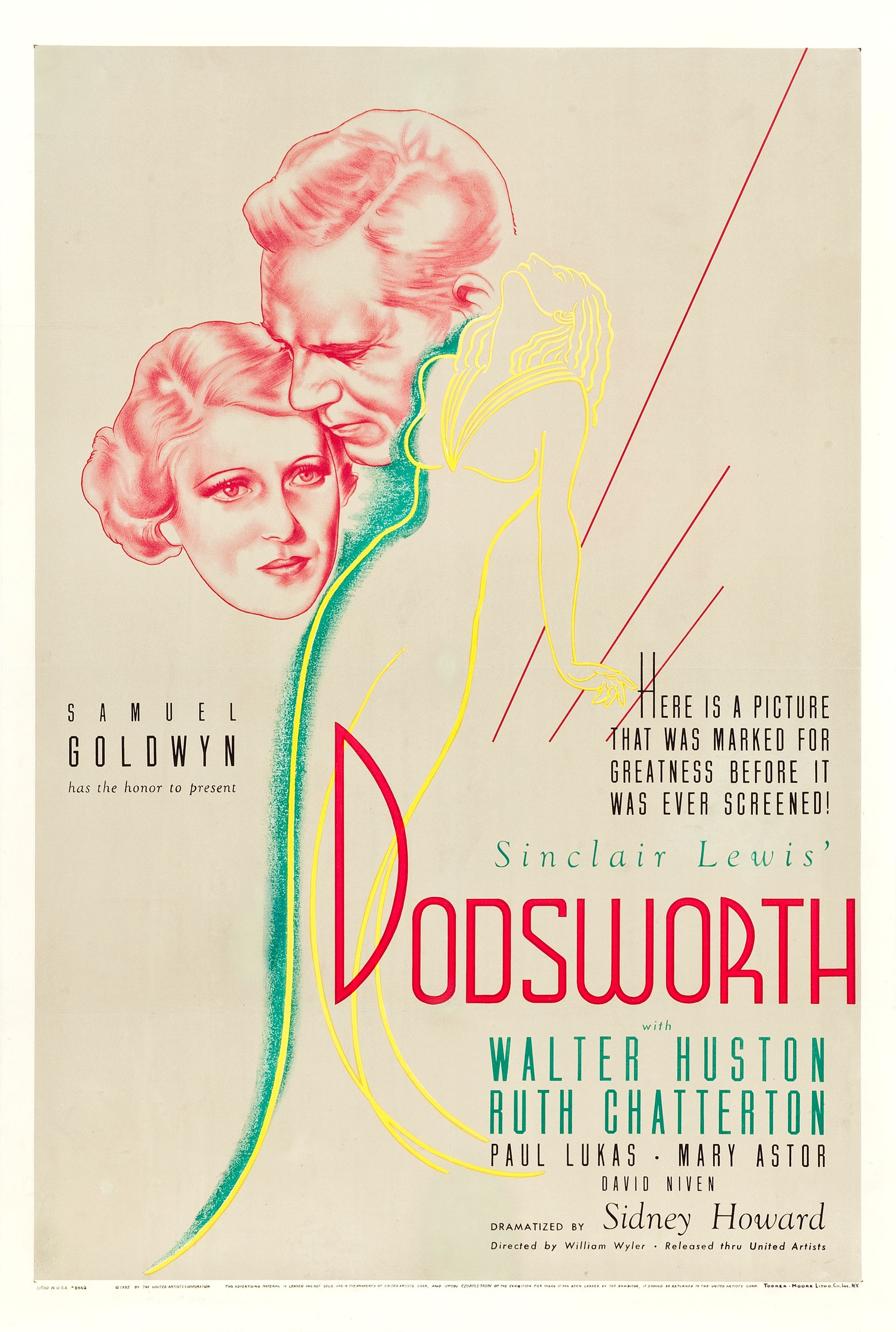 Mega Sized Movie Poster Image for Dodsworth 