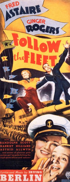 Follow the Fleet Movie Poster
