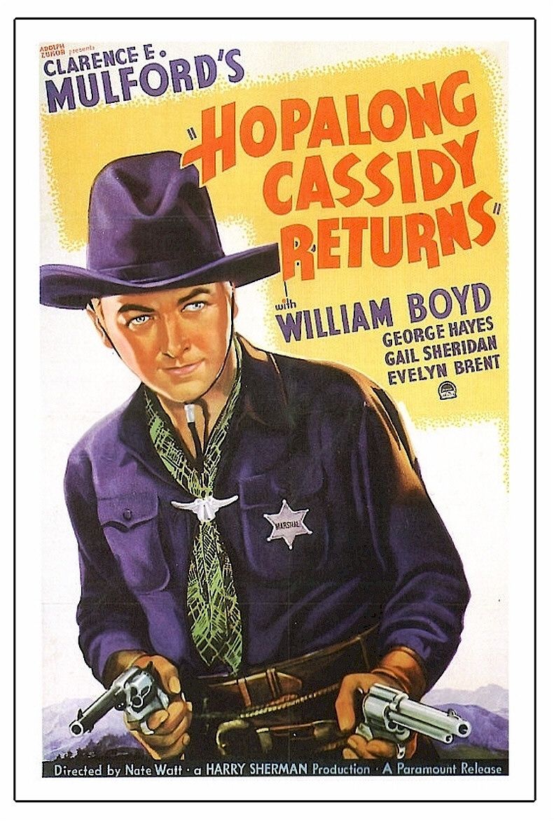 Extra Large Movie Poster Image for Hopalong Cassidy Returns 