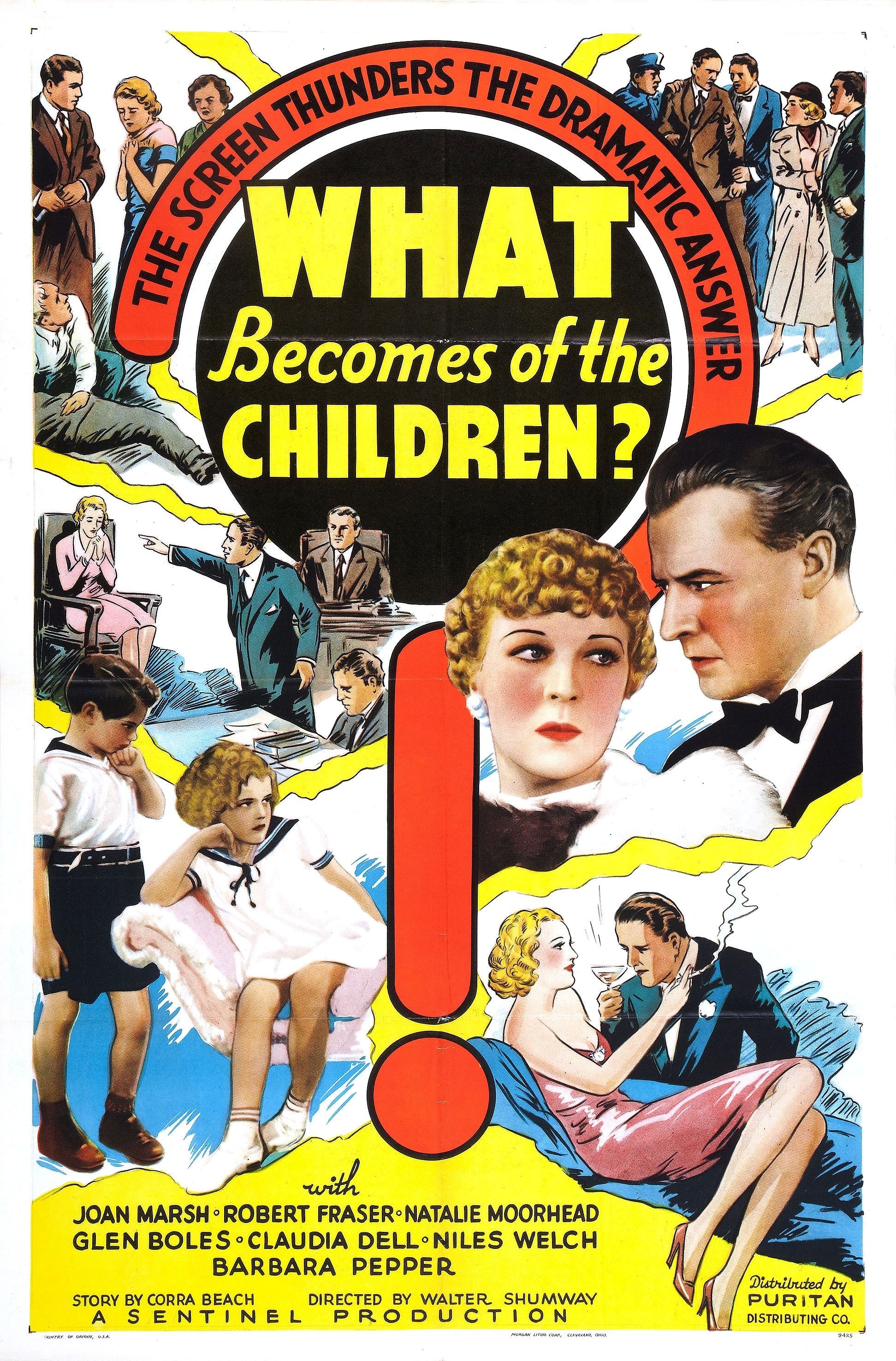 Mega Sized Movie Poster Image for What Becomes of the Children? 