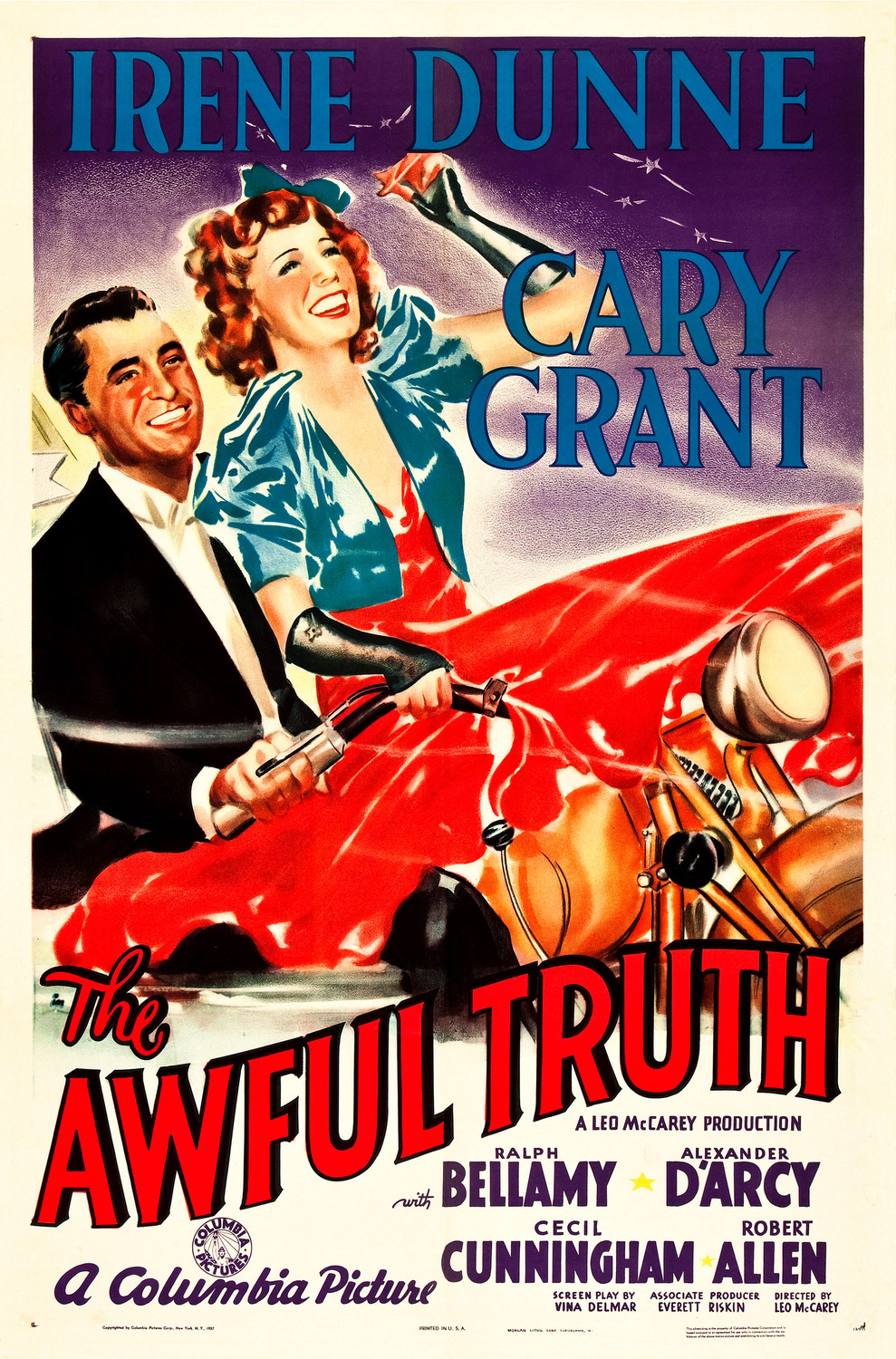 Extra Large Movie Poster Image for The Awful Truth 