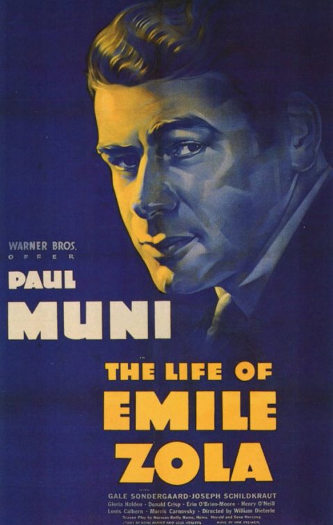 The Life of Emile Zola Movie Poster