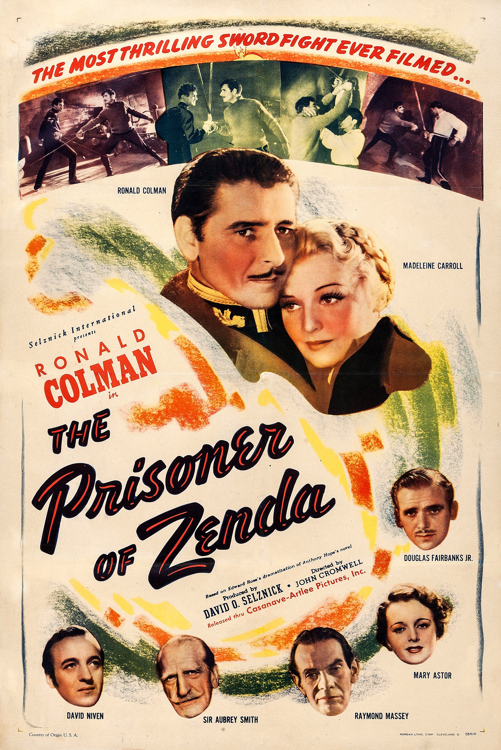 Mega Sized Movie Poster Image for The Prisoner of Zenda (#2 of 2)
