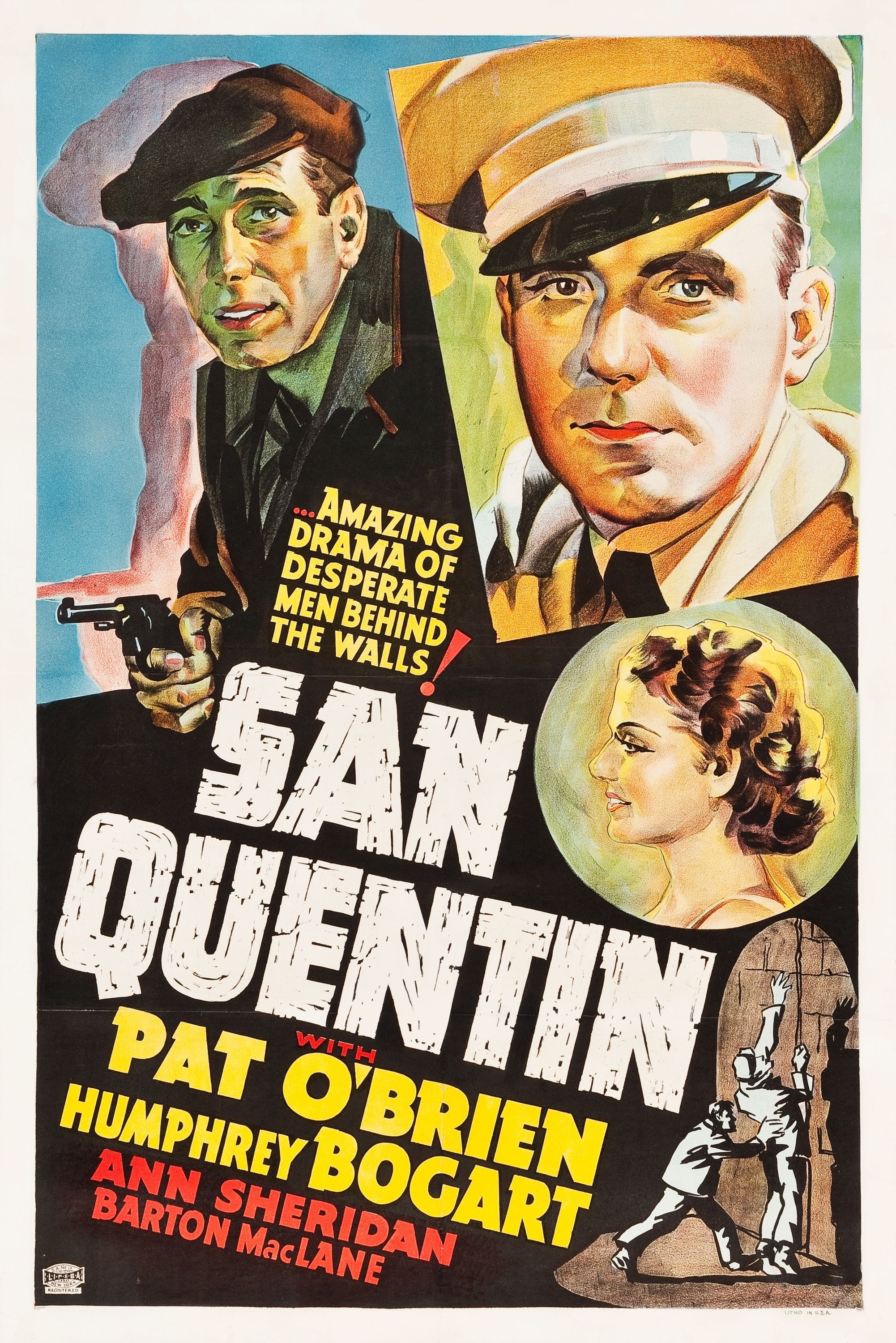 Mega Sized Movie Poster Image for San Quentin 