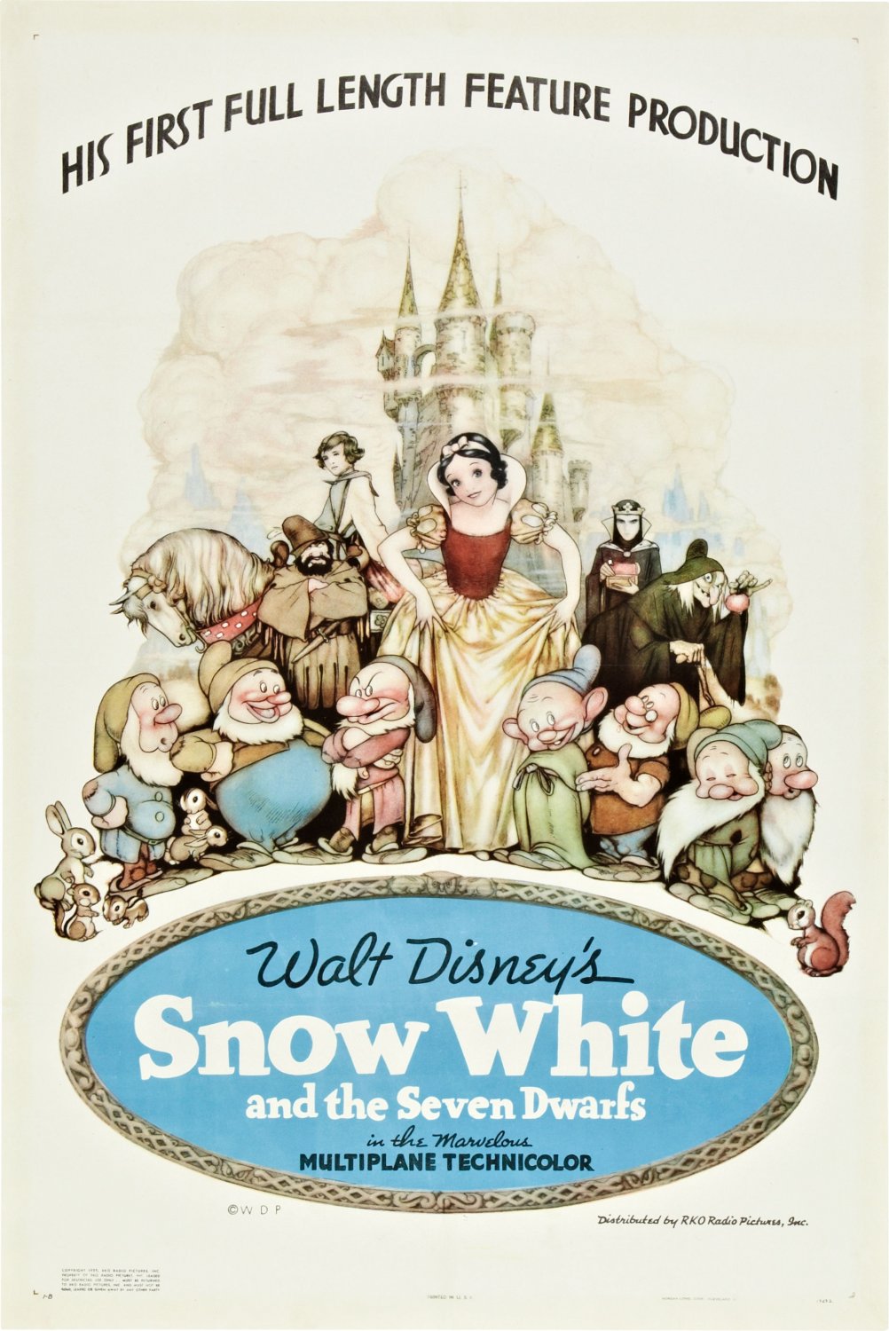 Extra Large Movie Poster Image for Snow White and the Seven Dwarfs (#1 of 6)