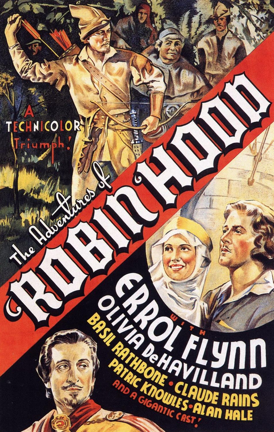 Extra Large Movie Poster Image for The Adventures of Robin Hood (#10 of 10)