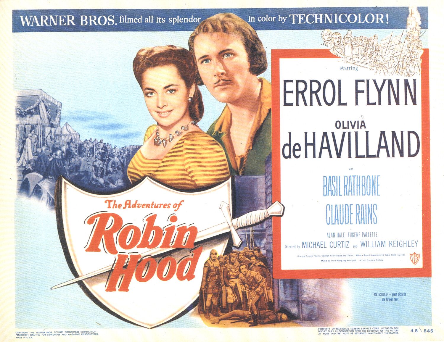 Extra Large Movie Poster Image for The Adventures of Robin Hood (#8 of 10)