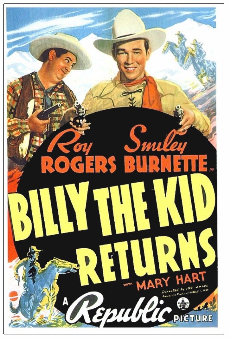 Extra Large Movie Poster Image for Billy the Kid Returns 