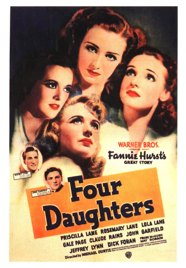 Extra Large Movie Poster Image for Four Daughters 