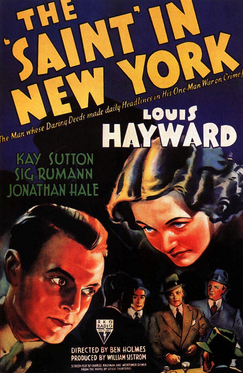 Extra Large Movie Poster Image for The Saint in New York 