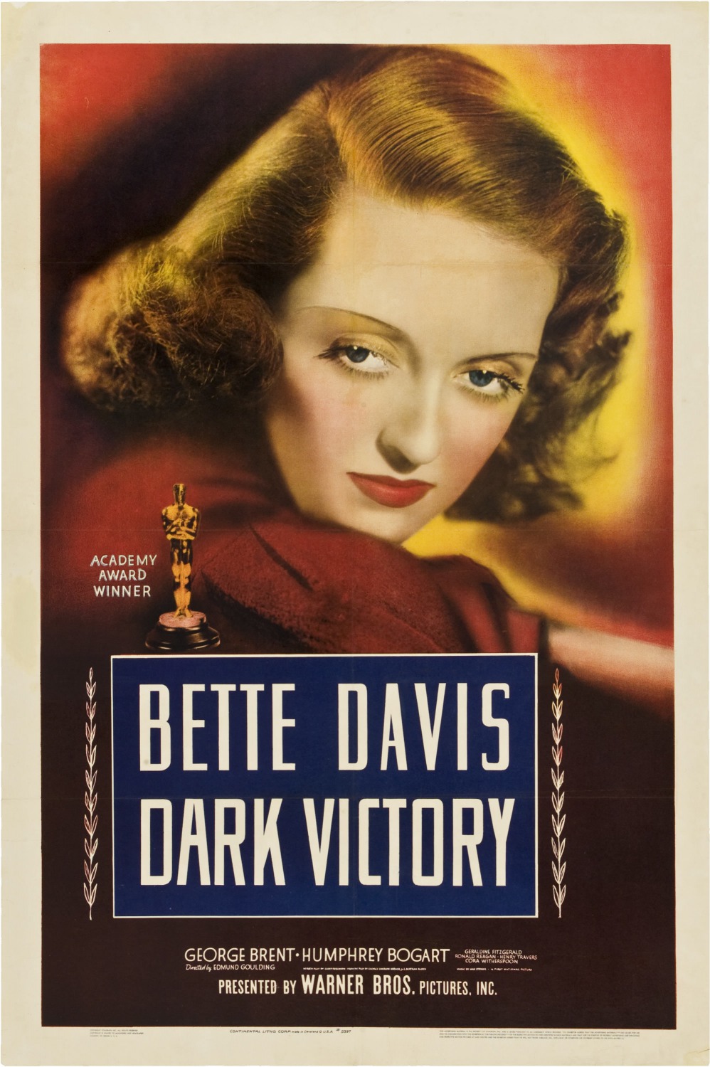 Extra Large Movie Poster Image for Dark Victory (#1 of 2)