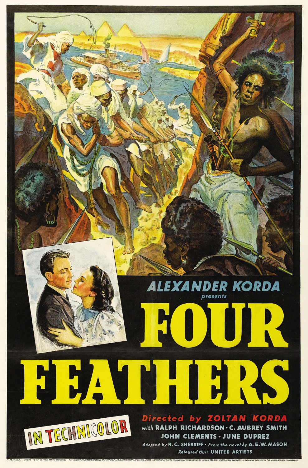 Extra Large Movie Poster Image for The Four Feathers 
