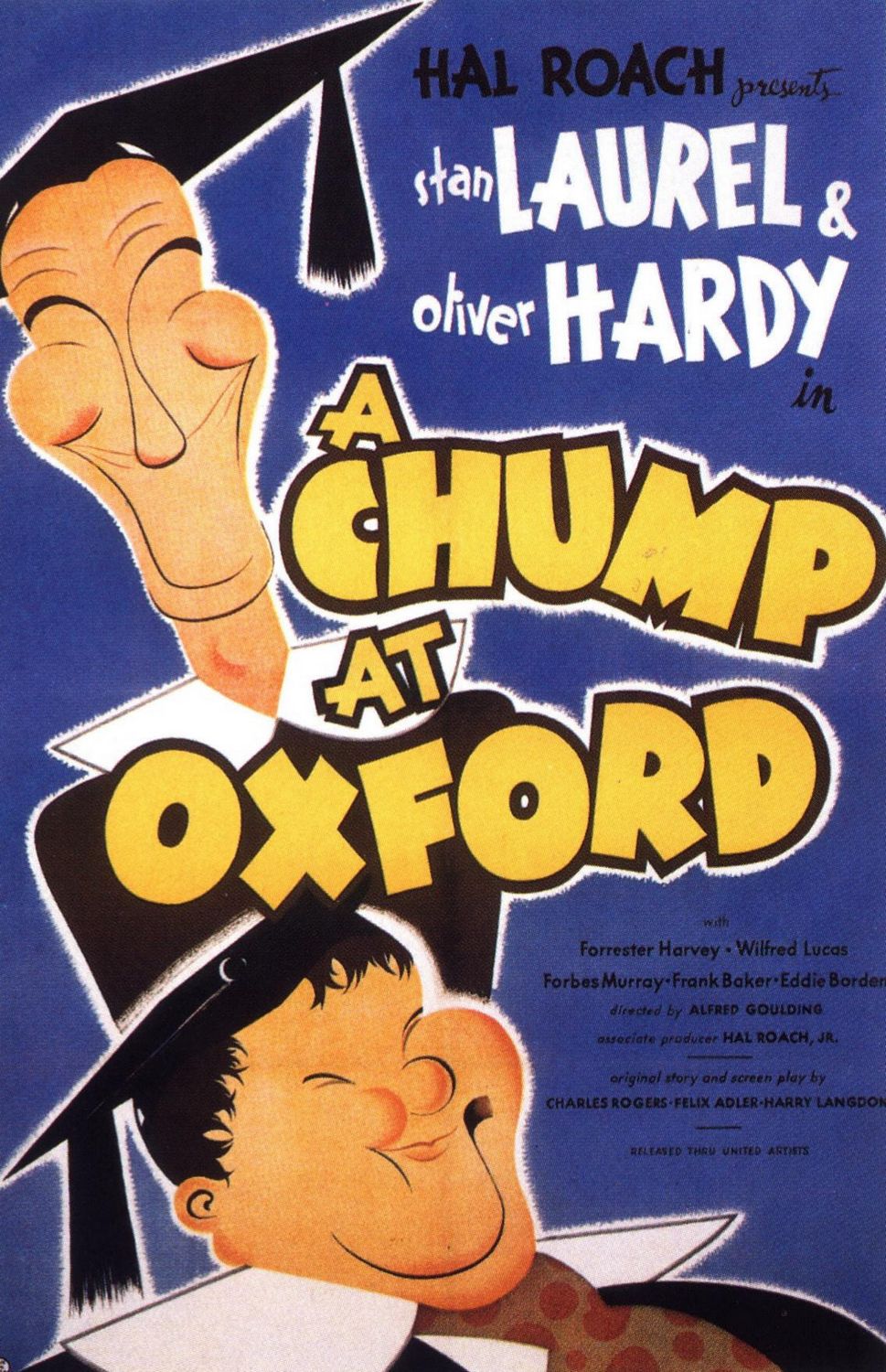 Extra Large Movie Poster Image for A Chump at Oxford 