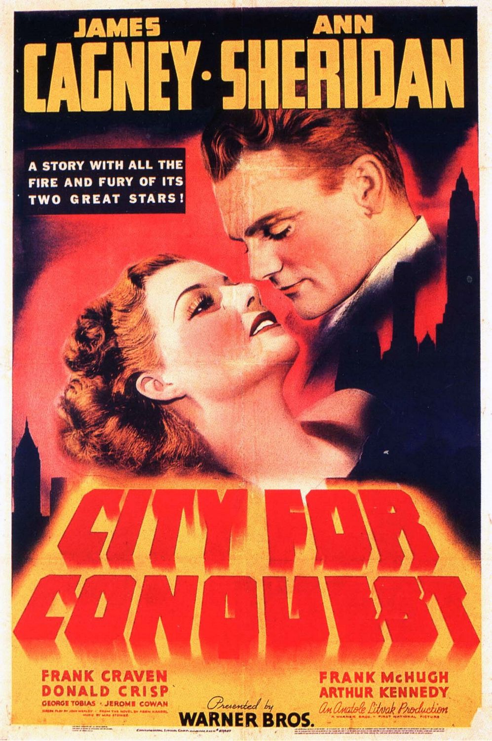 Extra Large Movie Poster Image for City for Conquest (#1 of 3)